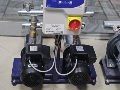 Grup furnizimi me uje i nje hoteli, pompa inox 2 x 1.5 kW, 8 bar Grup furnizimi me uje i nje hoteli, pompa inox 2 x 1.5 kW, 8 bar